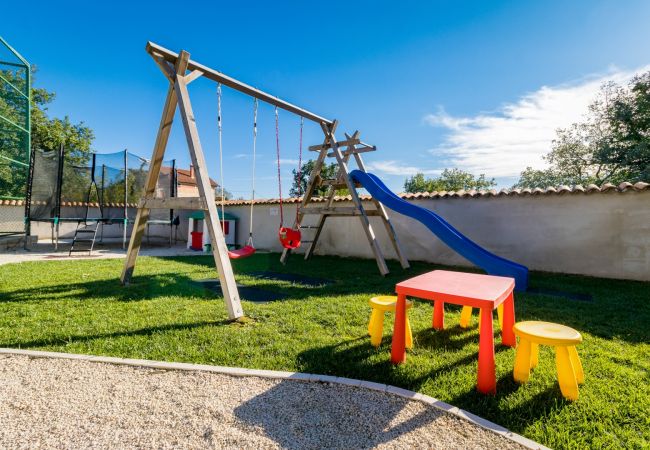 Villa in Sveti Kirin - Villa Rajana for 14 persons with kids playground & pool heating in Central Istria Villa in Sveti Kirin - Villa Rajana for 14 persons with kids playground & pool heating in Central Istria