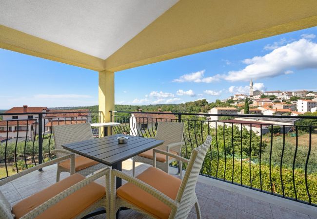 Villa in Višnjan - Villa Bucks near Poreč for 20 persons with Sea View, Whirlpool, Sauna & Fitness Villa in Višnjan - Villa Bucks near Poreč for 20 persons with Sea View, Whirlpool, Sauna & Fitness