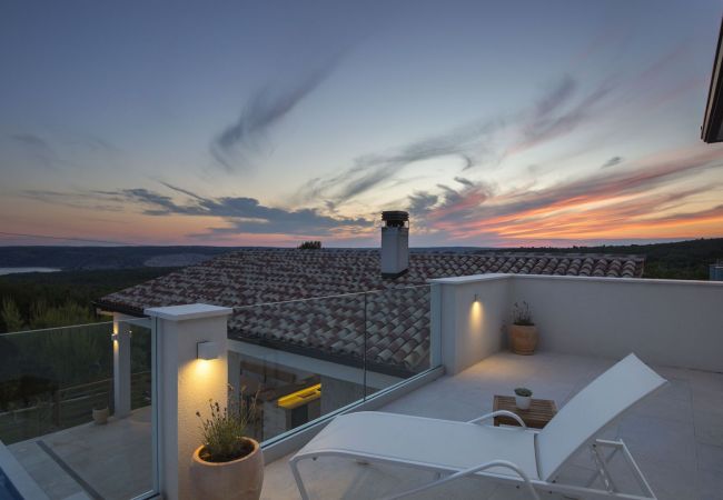 Villa in Koromacno - Villa Casta Diva near Labin - Rabac with sea view and wellness Villa in Koromacno - Villa Casta Diva near Labin - Rabac with sea view and wellness