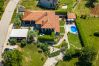 Villa in Oprtalj - Casa Sara and Sasha near Motovun with private pool - pet friendly truffle paradise