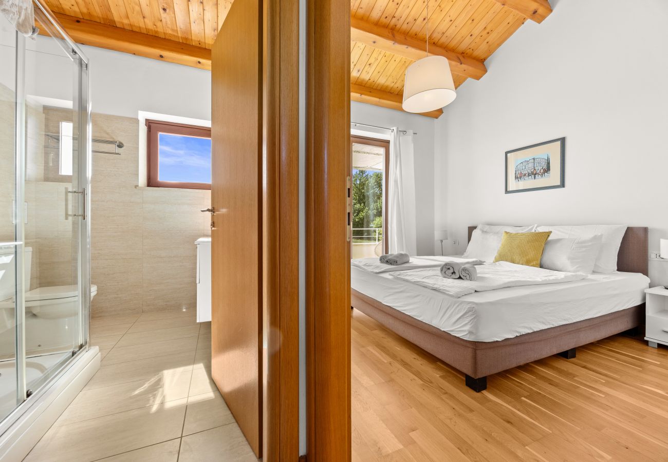 Villa in Štokovci - Villa Dora in Central Istria kids friendly with private pool and playground for 10 persons
