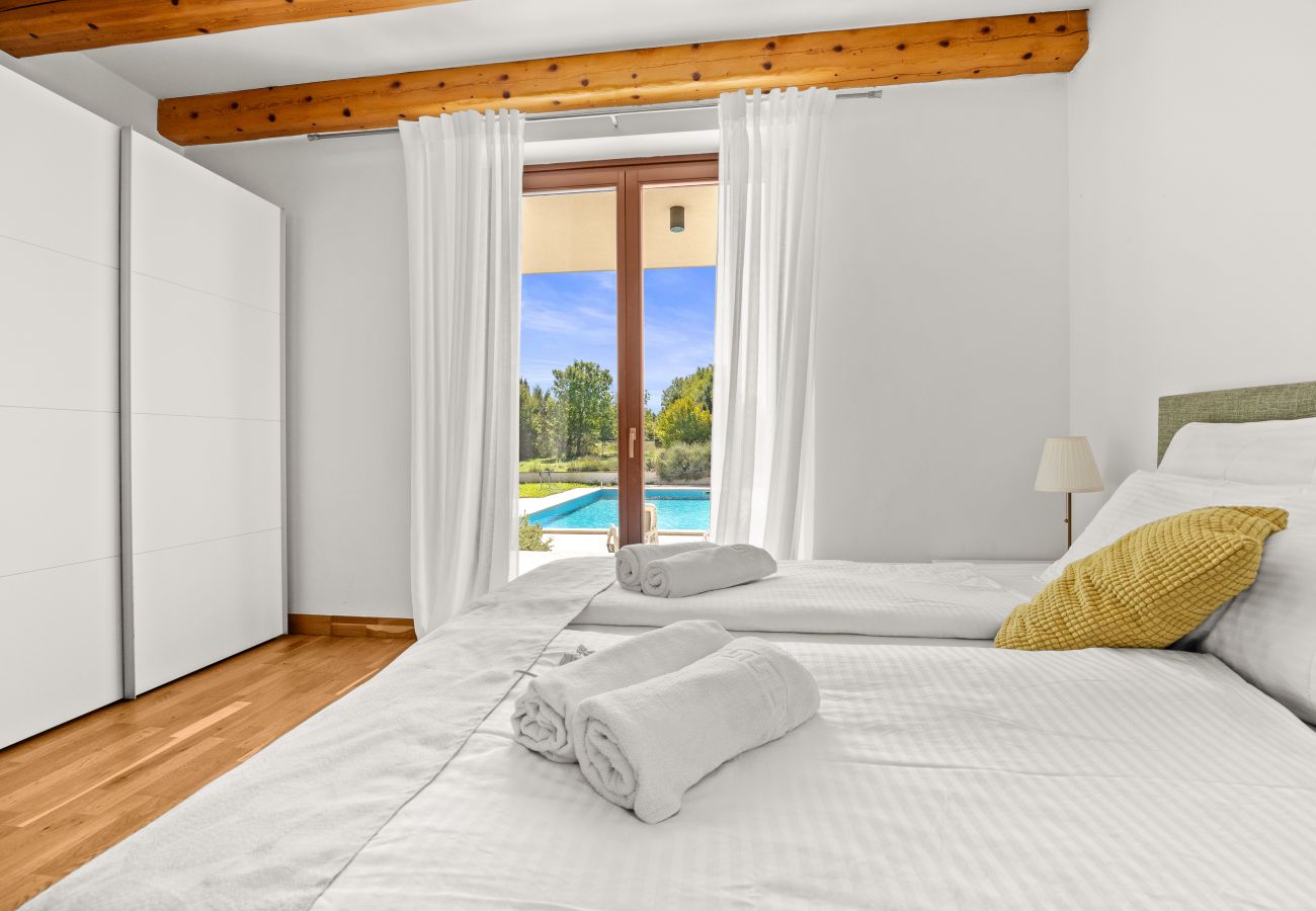 Villa in Štokovci - Villa Dora in Central Istria kids friendly with private pool and playground for 10 persons