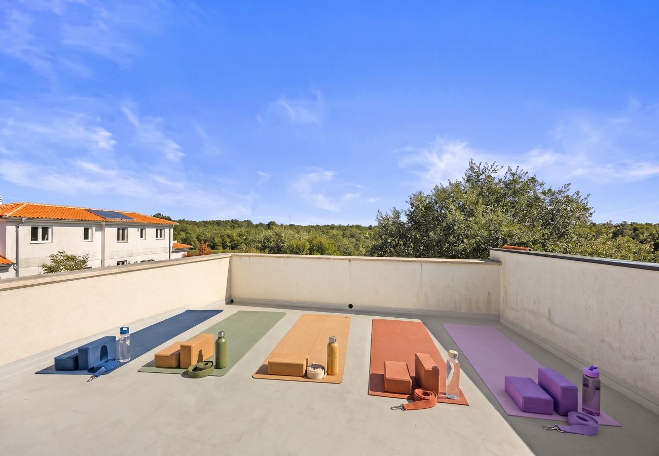 Villa in Štokovci - Villa Dora in Central Istria kids friendly with private pool and playground for 10 persons