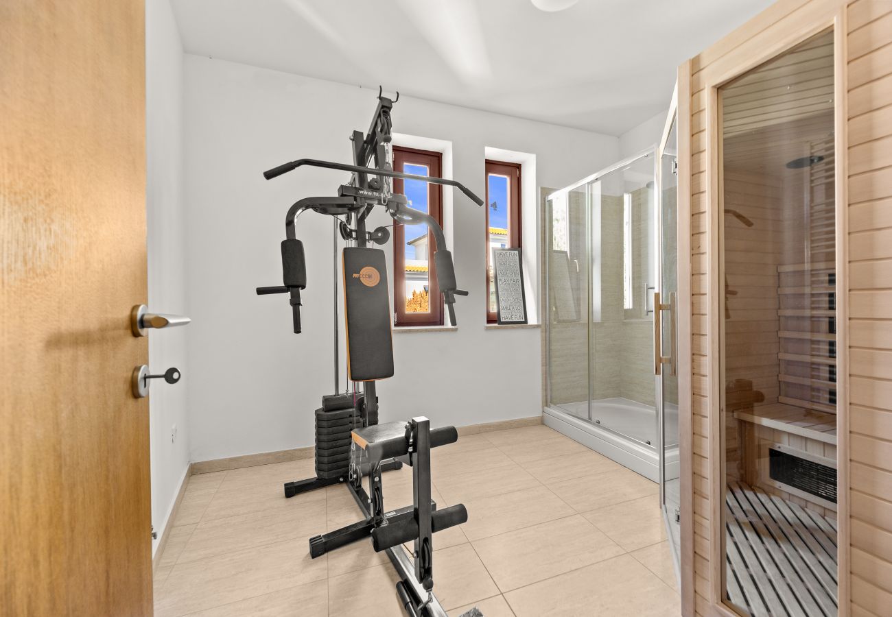 Villa in Štokovci - Villa Dora in Central Istria kids friendly with private pool and playground for 10 persons