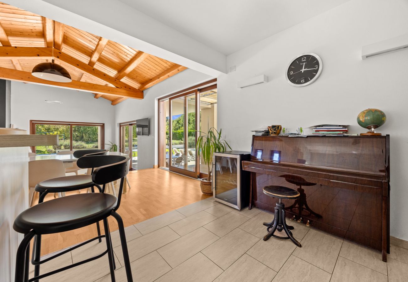 Villa in Štokovci - Villa Dora in Central Istria kids friendly with private pool and playground for 10 persons