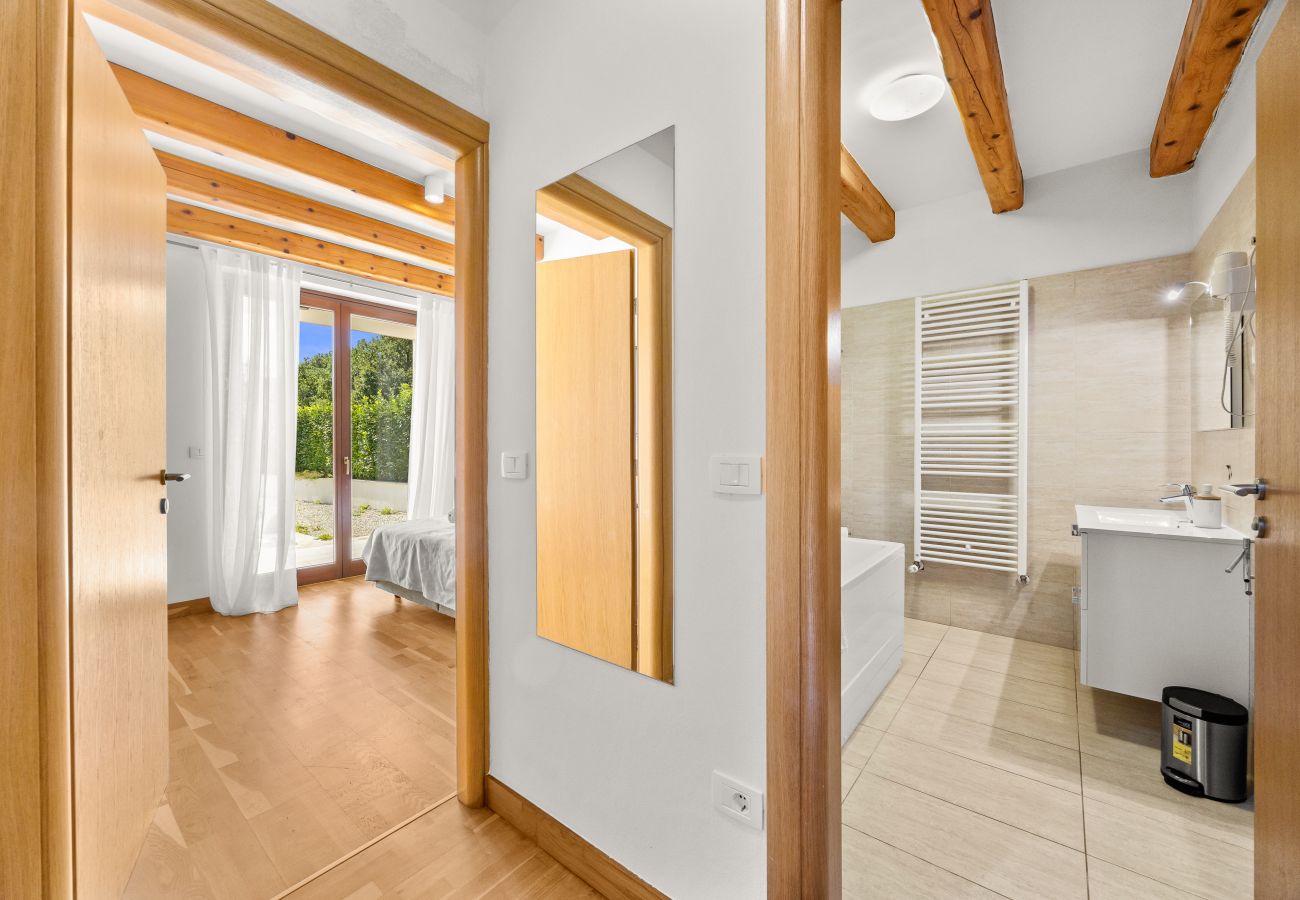 Villa in Štokovci - Villa Dora in Central Istria kids friendly with private pool and playground for 10 persons