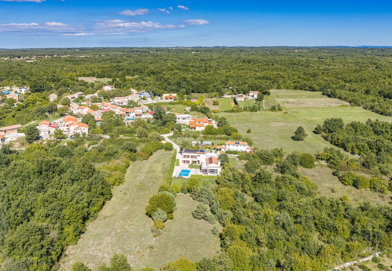 Villa in Štokovci - Villa Dora in Central Istria kids friendly with private pool and playground for 10 persons