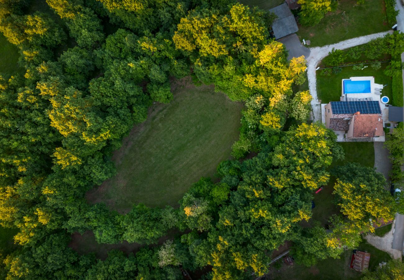 Villa in Svetvincenat - Villa Ferlini in Central Istria with private 10000 m2 garden, wellness & family activities on plot