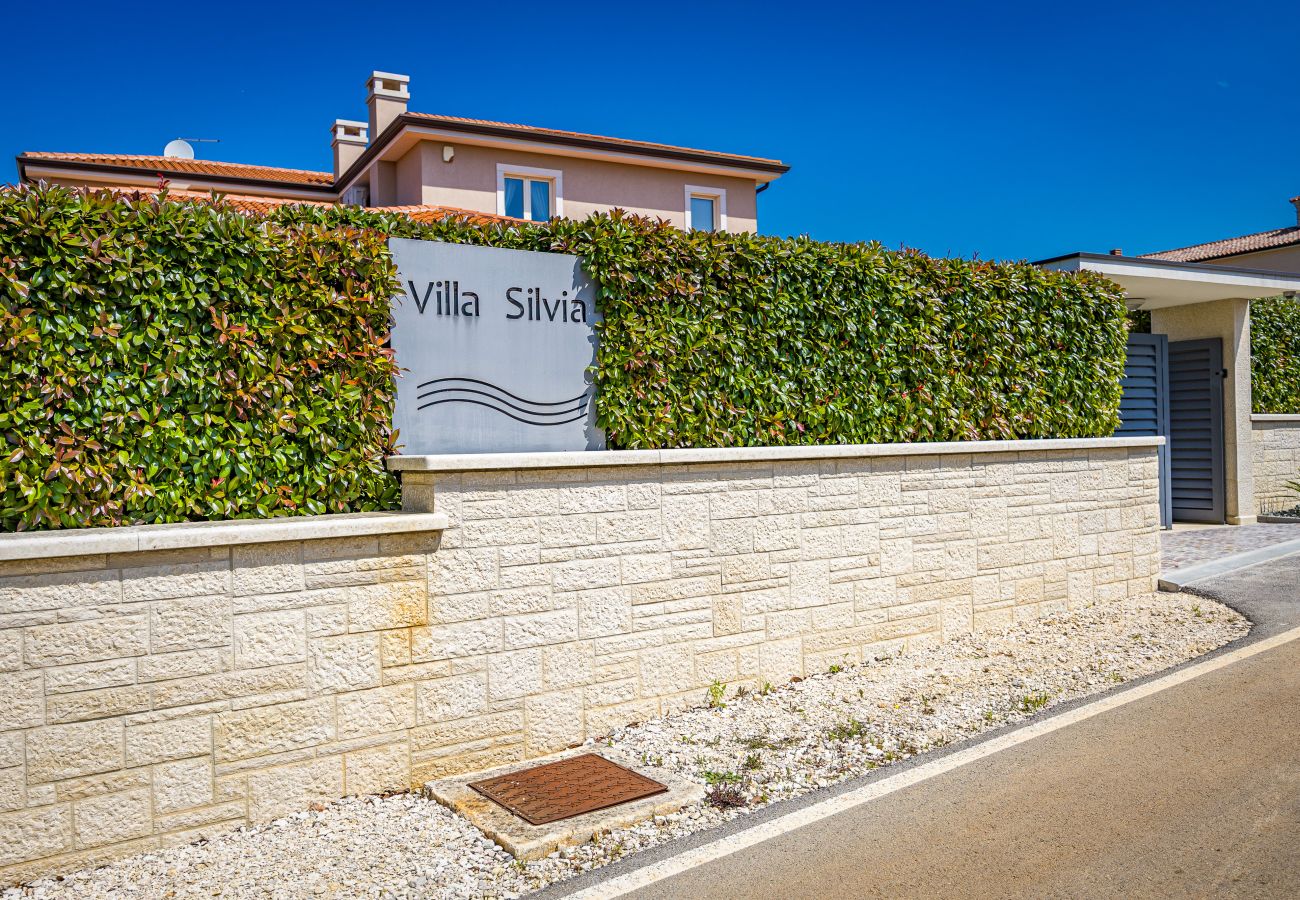 Villa in Krancici - Villa Silvia near Poreč for 10 people with infinity pool and large playground