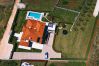 Villa in Krancici - Villa Silvia near Poreč for 10 people with infinity pool and large playground