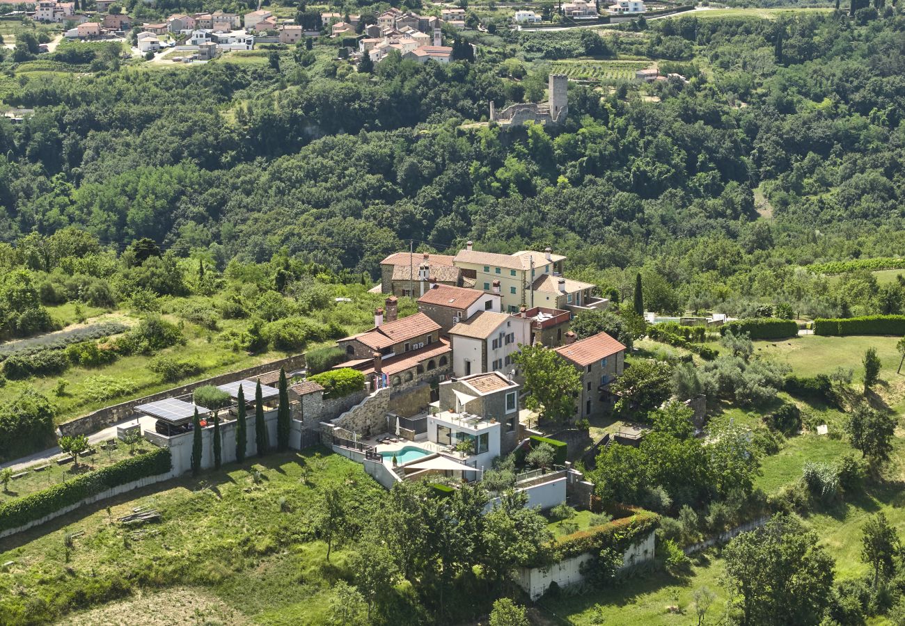 Villa in Merišce - Residence Monte near Umag for 8+2 people with heated infinity pool, spa & play room
