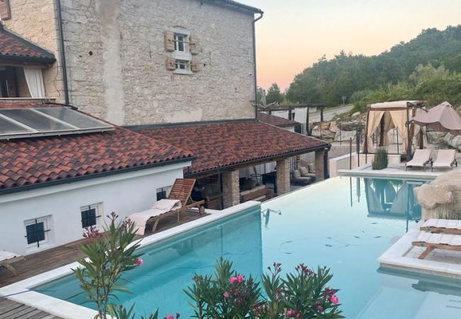 Villa in Žudetici - Villa Blazeni Miroslav Bulesic in Central Istria for 8 people with private heated pool and sauna Villa in Žudetici - Villa Blazeni Miroslav Bulesic in Central Istria for 8 people with private heated pool and sauna