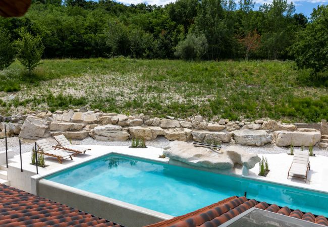 Villa in Žudetici - Villa Blazeni Miroslav Bulesic in Central Istria for 8 people with private heated pool and sauna Villa in Žudetici - Villa Blazeni Miroslav Bulesic in Central Istria for 8 people with private heated pool and sauna