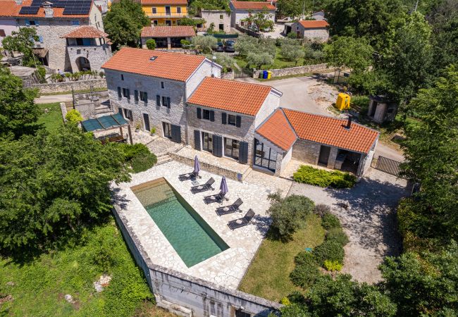 Villa in Butkovici - Casa 42 pet friendly for 9 people in Central Istria with salt - water pool Villa in Butkovici - Casa 42 pet friendly for 9 people in Central Istria with salt - water pool