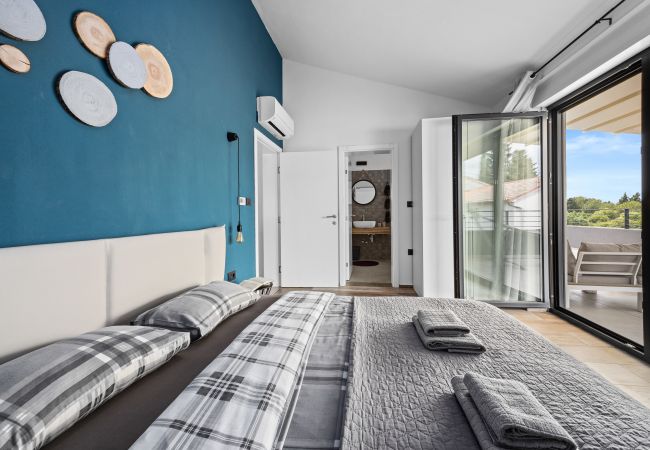 Villa in Krnica - Villa Kali near Pula for 8 people with fitness & sea view - pet friendly Villa in Krnica - Villa Kali near Pula for 8 people with fitness & sea view - pet friendly