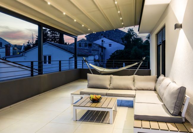 Villa in Krnica - Villa Kali near Pula for 8 people with fitness & sea view - pet friendly Villa in Krnica - Villa Kali near Pula for 8 people with fitness & sea view - pet friendly