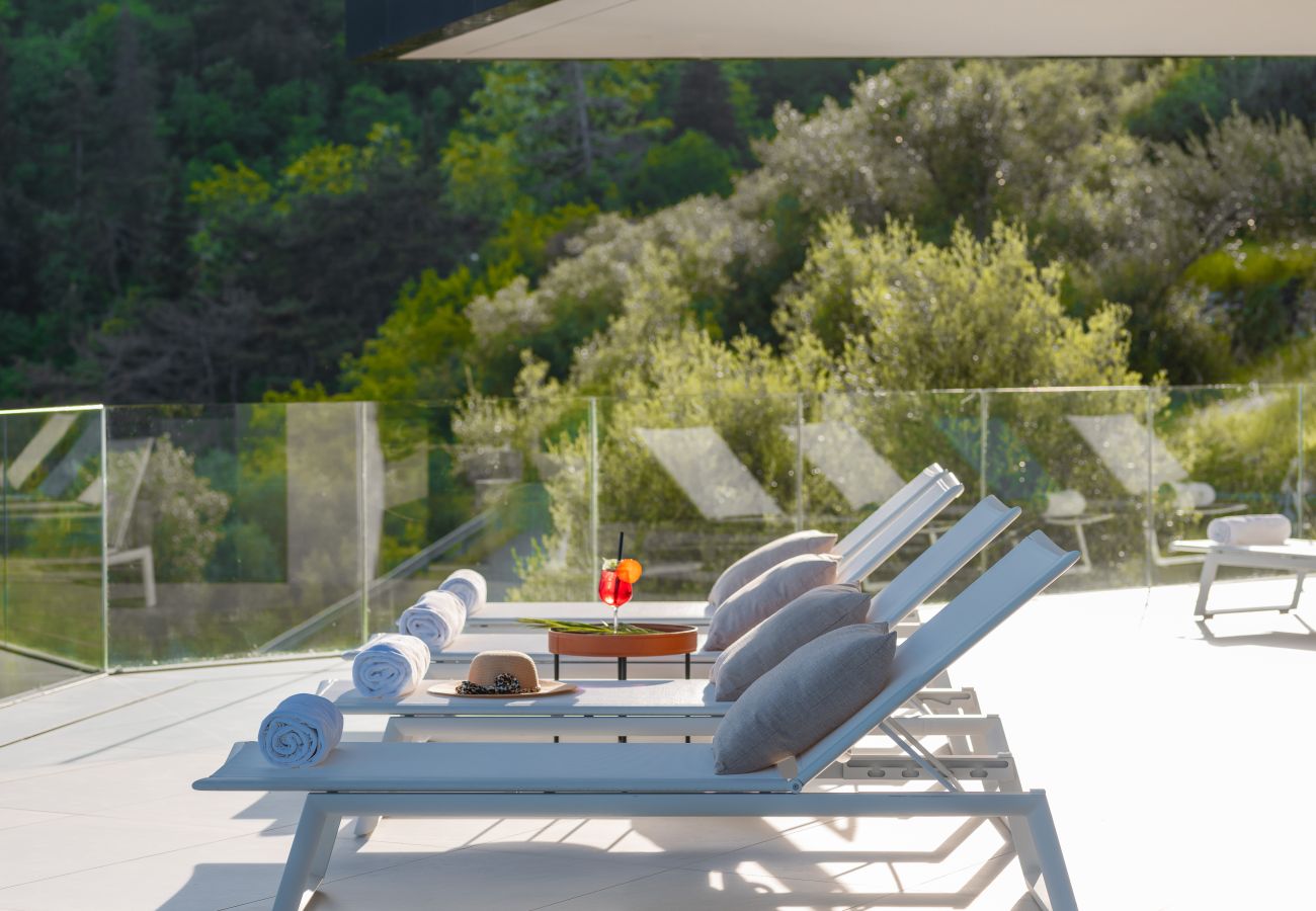Villa in Mošcenice - Villa 3.0 near Opatija for 8 people with indoor and outdoor pool & wellness