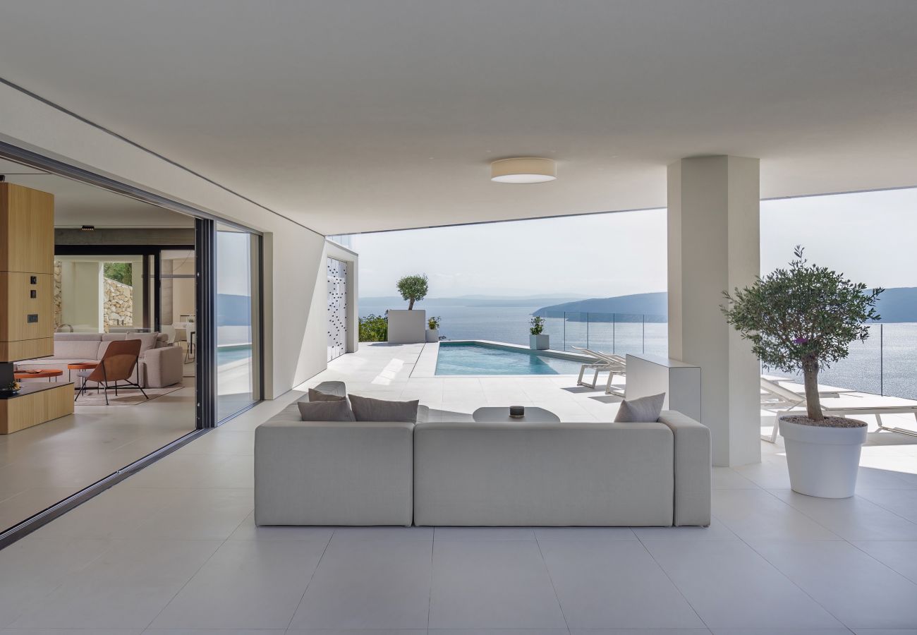 Villa in Mošcenice - Villa 3.0 near Opatija for 8 people with indoor and outdoor pool & wellness