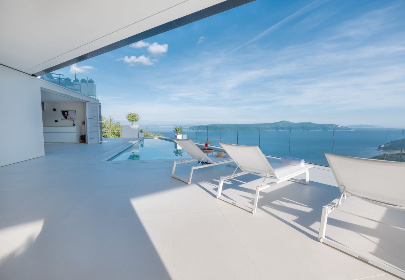 Villa in Mošcenice - Villa 3.0 near Opatija for 8 people with indoor and outdoor pool & wellness