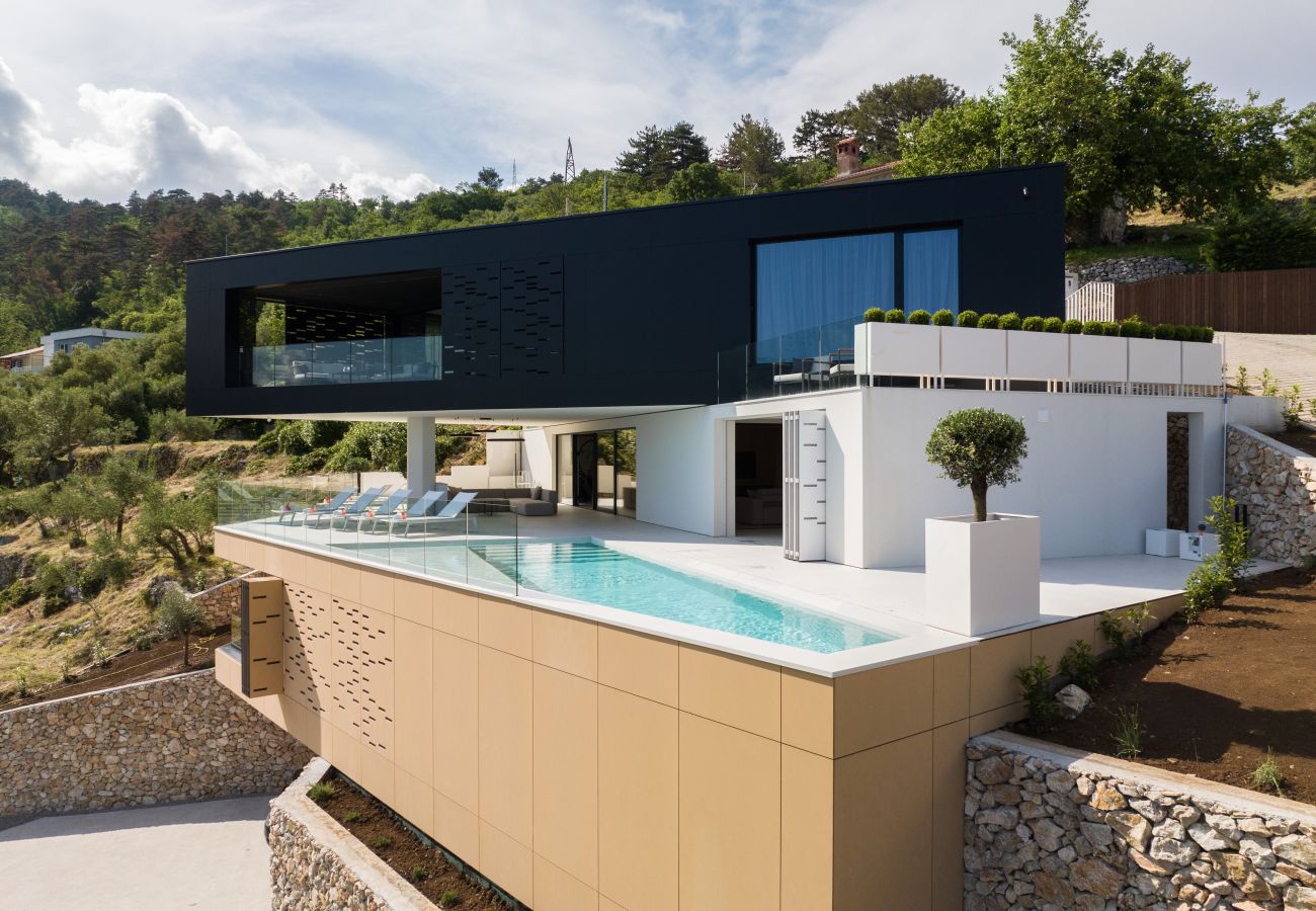 Villa in Mošcenice - Villa 3.0 near Opatija for 8 people with indoor and outdoor pool & wellness