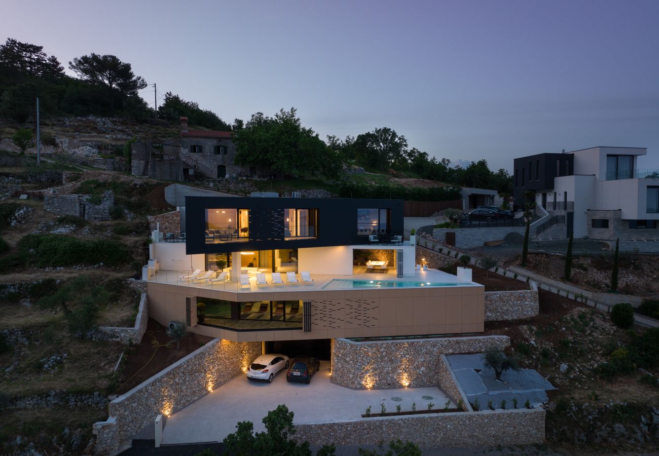Villa in Mošcenice - Villa 3.0 near Opatija for 8 people with indoor and outdoor pool & wellness