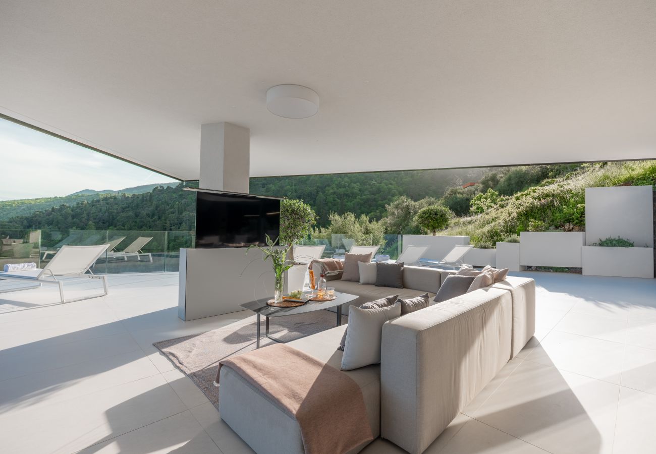 Villa in Mošcenice - Villa 3.0 near Opatija for 8 people with indoor and outdoor pool & wellness
