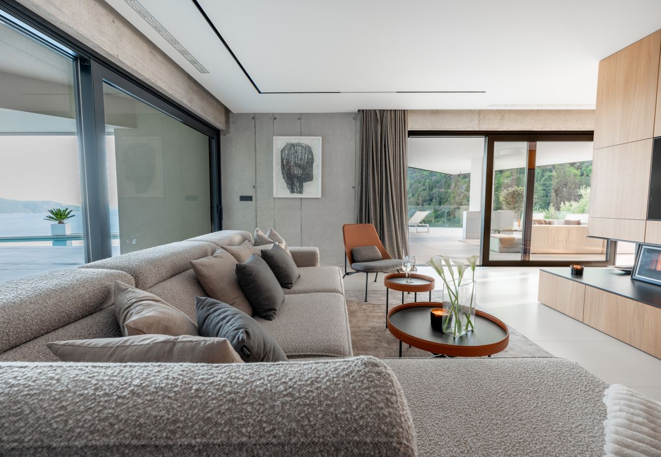 Villa in Mošcenice - Villa 3.0 near Opatija for 8 people with indoor and outdoor pool & wellness