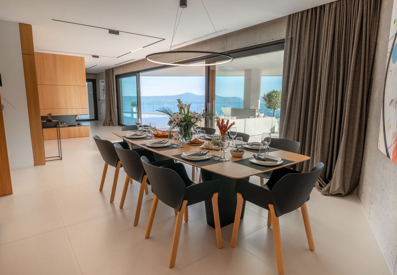 Villa in Mošcenice - Villa 3.0 near Opatija for 8 people with indoor and outdoor pool & wellness