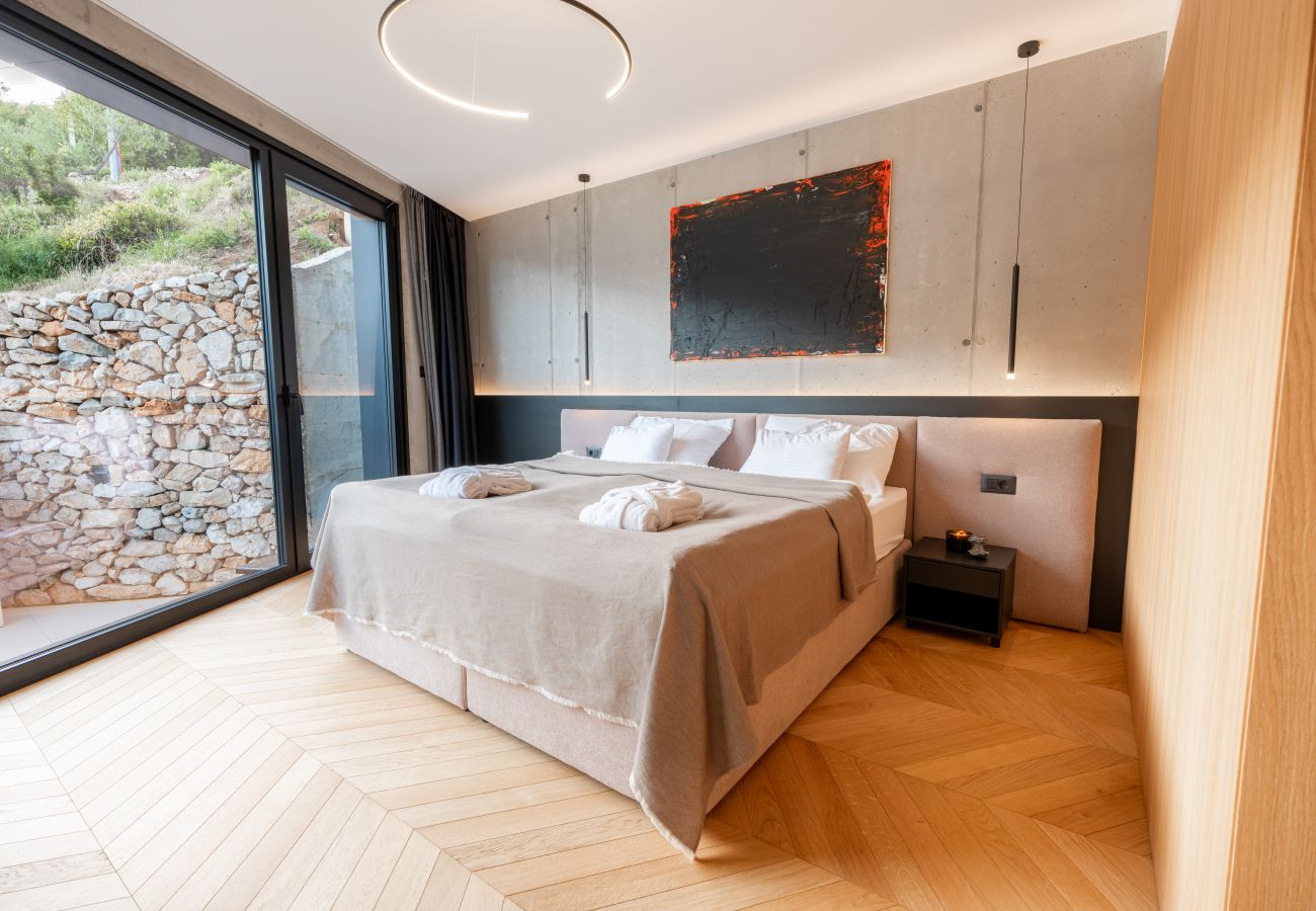 Villa in Mošcenice - Villa 3.0 near Opatija for 8 people with indoor and outdoor pool & wellness