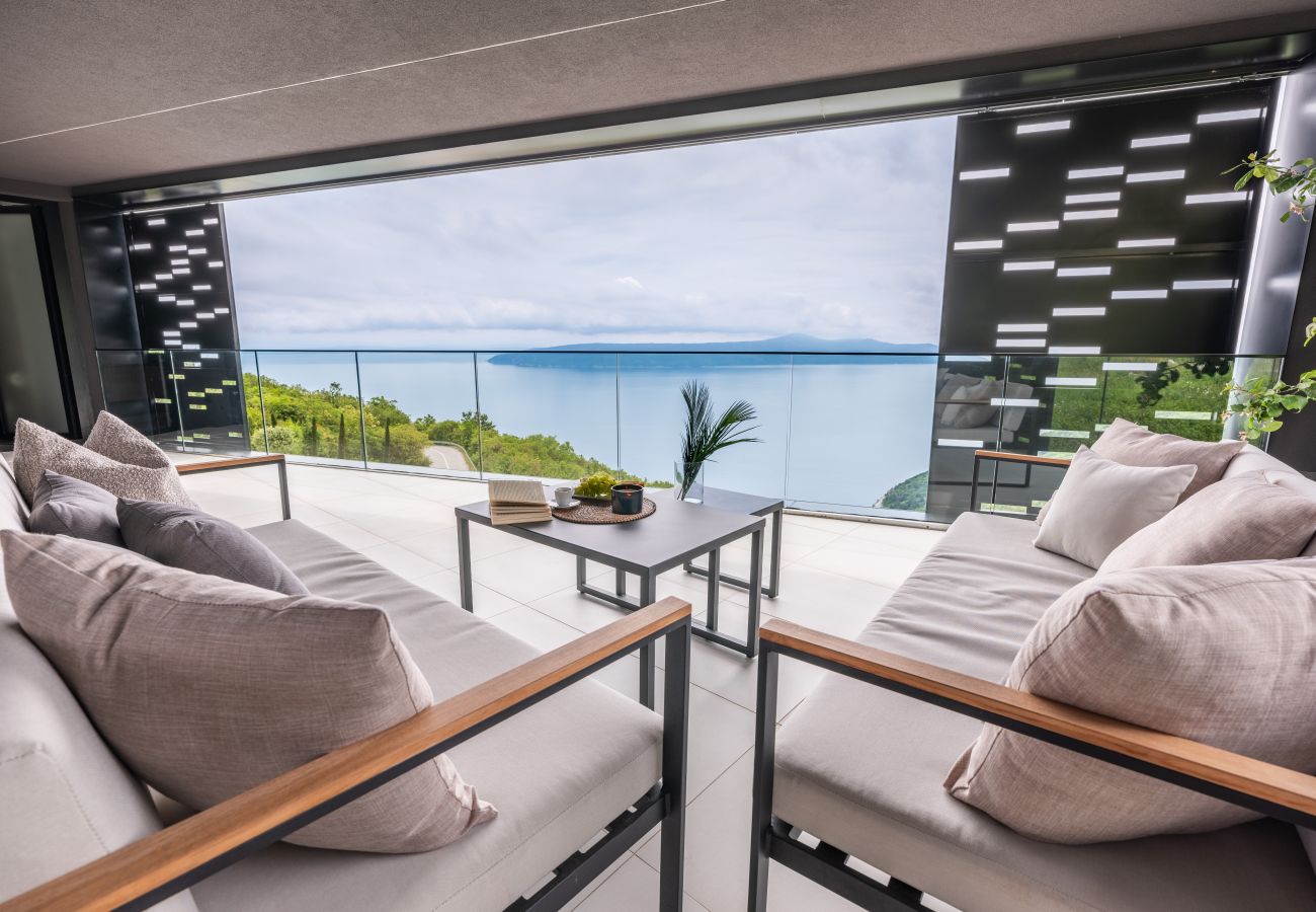 Villa in Mošcenice - Villa 3.0 near Opatija for 8 people with indoor and outdoor pool & wellness