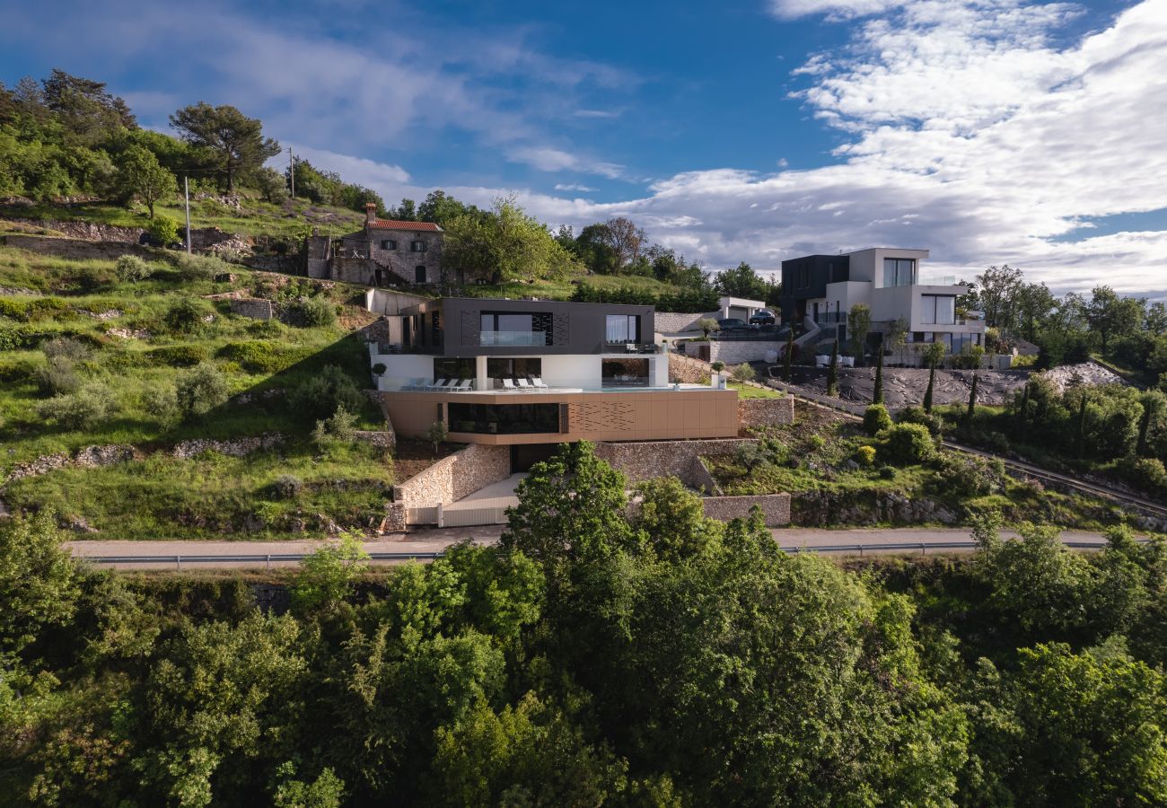 Villa in Mošcenice - Villa 3.0 near Opatija for 8 people with indoor and outdoor pool & wellness