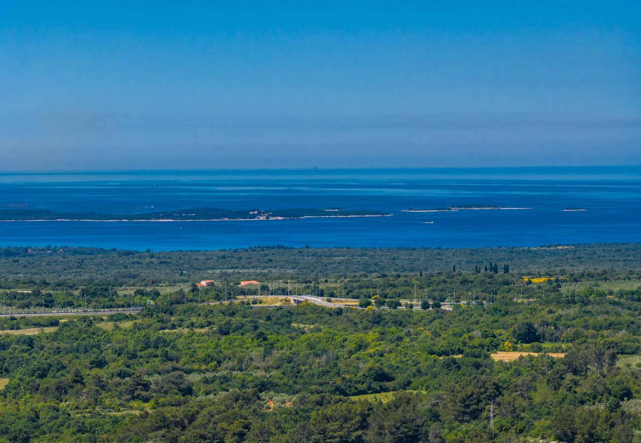 Villa in Sveti Kirin - House Edera in Central Istria for 6 people with large garden and salt - water private pool