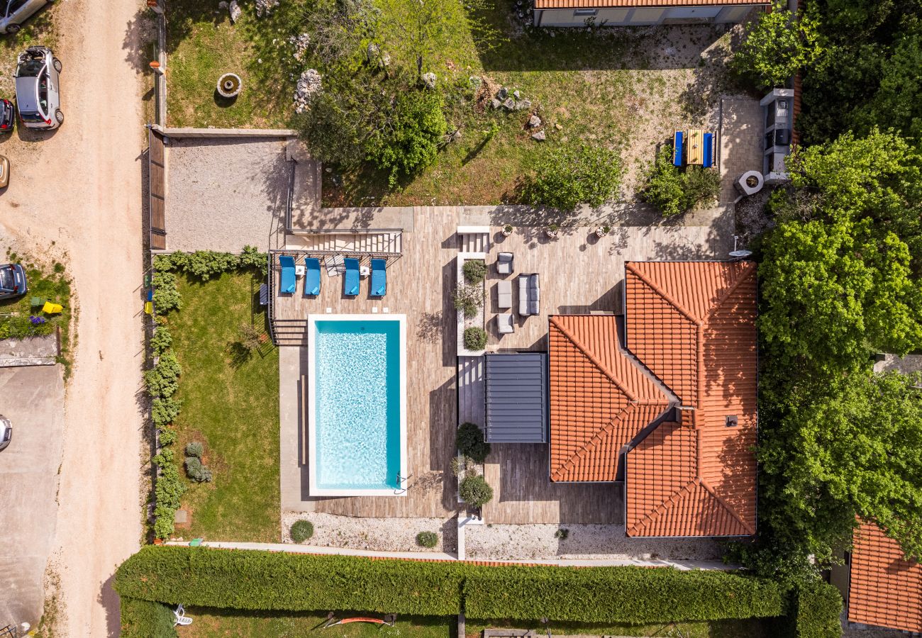 Villa in Salakovci - Villa Krasna Kuća for 5 people near Labin - Rabac with private heated pool