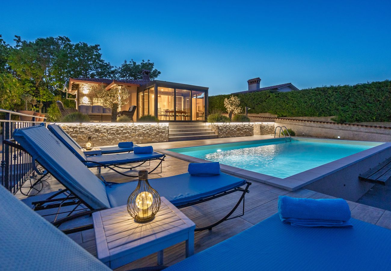 Villa in Salakovci - Villa Krasna Kuća for 5 people near Labin - Rabac with private heated pool