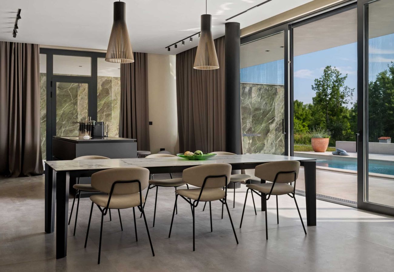 Villa in Šterna - Luxury Villa She for 6 people with 61 m2 private pool, kids playground & sport activities on-side