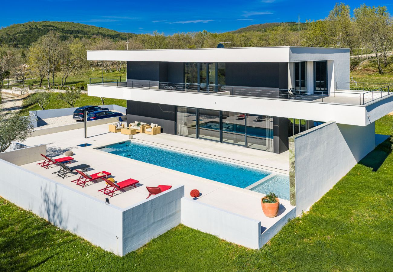 Villa in Šterna - Luxury Villa She for 6 people with 61 m2 private pool, playground & activities on-side for adults and kids