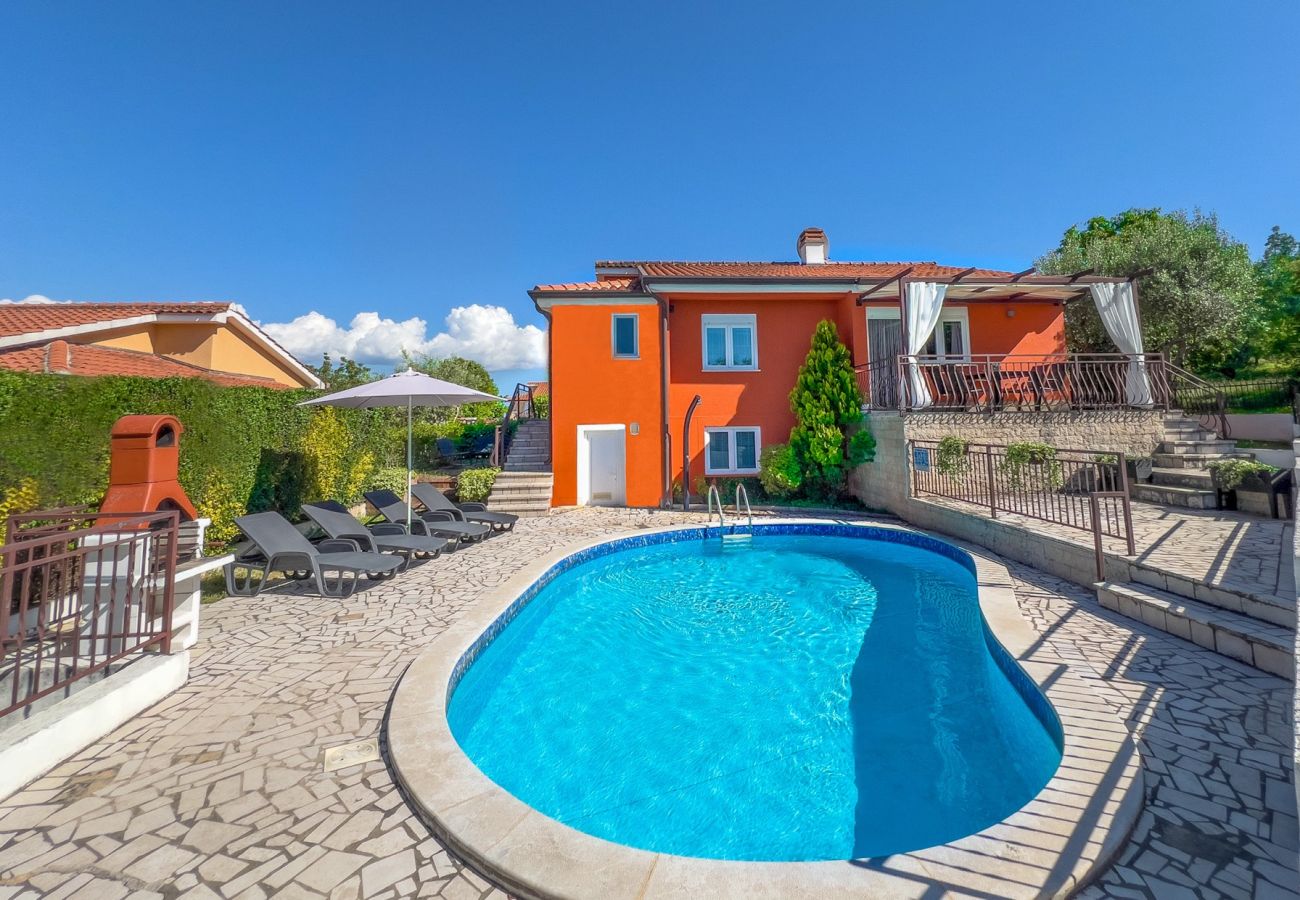 Villa in Montižana - Villa Belvedere for 6 people near Poreč with sea view and pet friendly