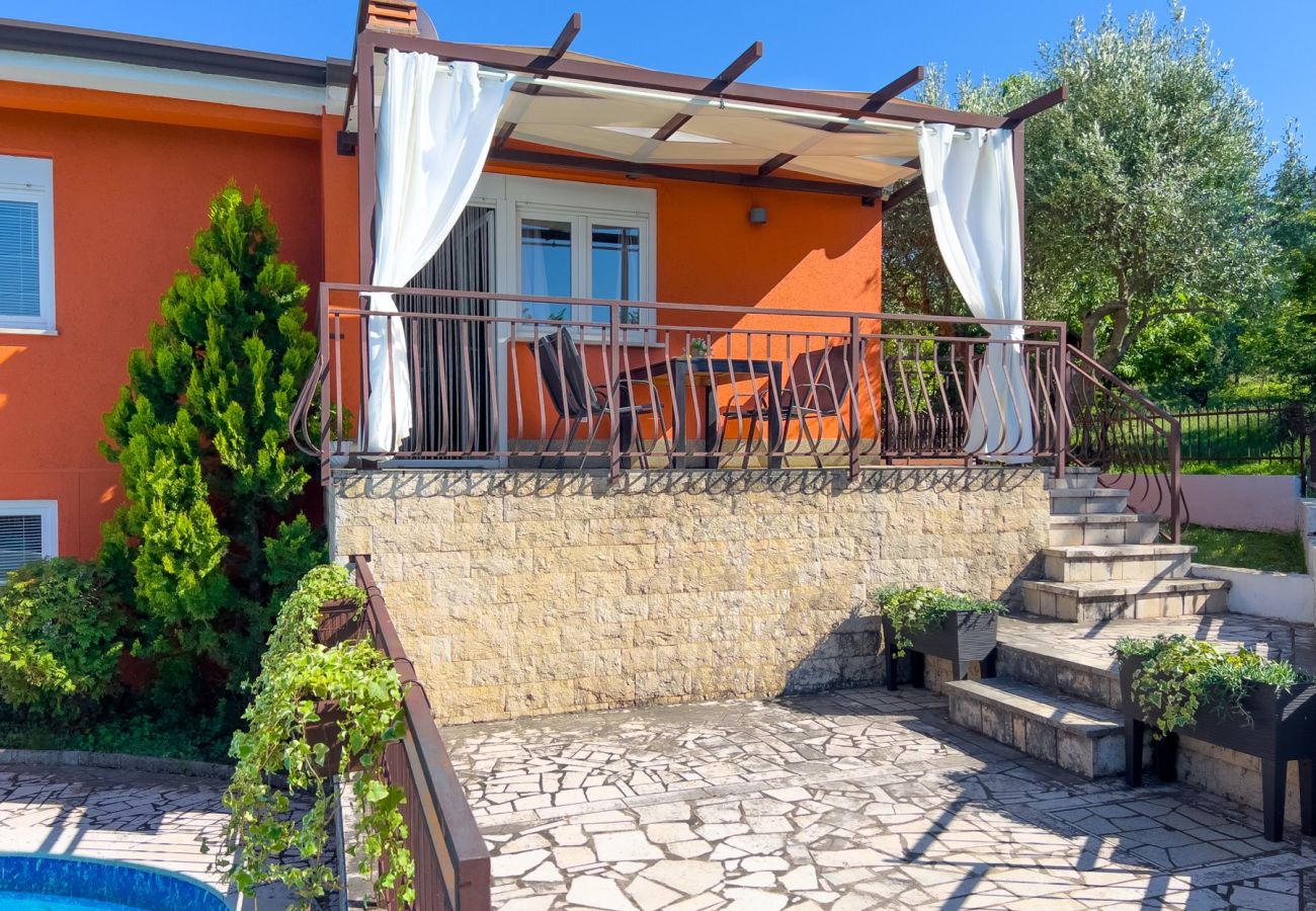 Villa in Montižana - Villa Belvedere for 6 people near Poreč with sea view and pet friendly
