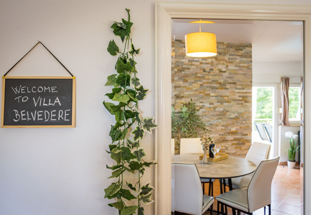 Villa in Montižana - Villa Belvedere for 6 people near Poreč with sea view and pet friendly