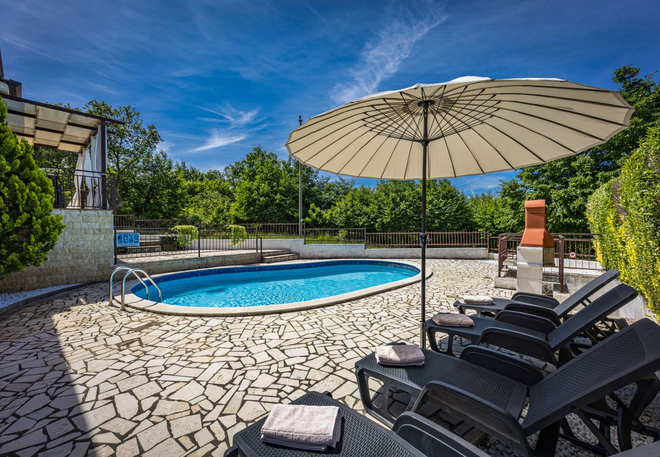 Villa in Montižana - Villa Belvedere for 6 people near Poreč with sea view and pet friendly