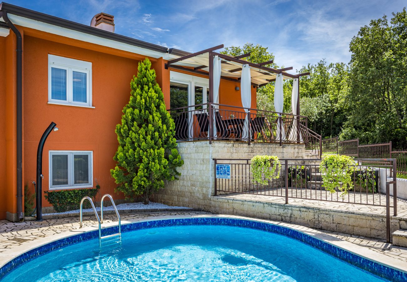 Villa in Montižana - Villa Belvedere for 6 people near Poreč with sea view and pet friendly