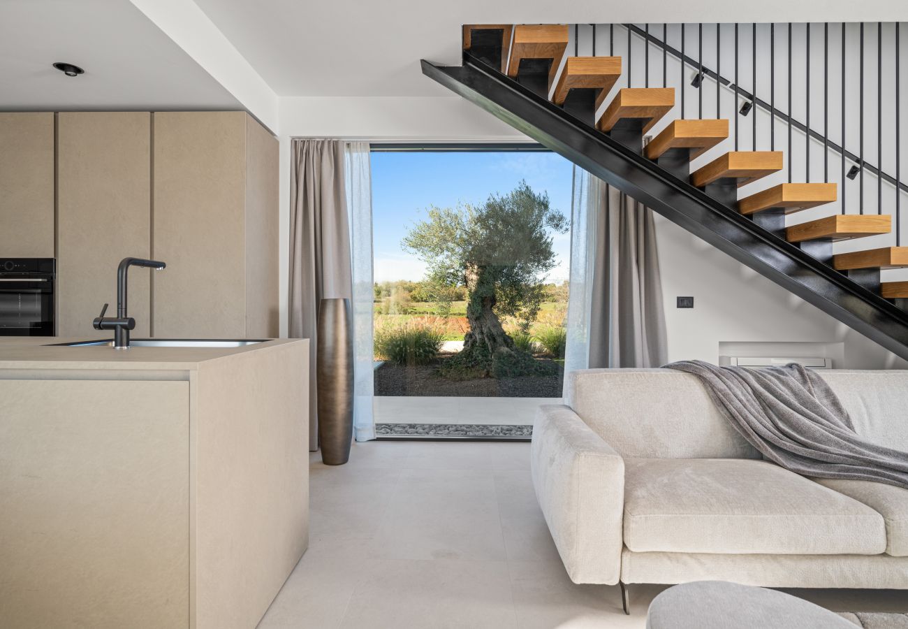 Villa in Anžici - Villa Asmoa for 8 people near Poreč with 45 m2 heated pool, wellness & sea view