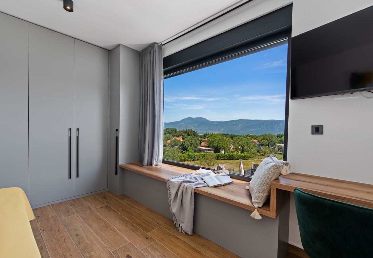 Villa in Lazarici - Villa Ani for 8 people near Labin - Rabac with 40m2 private pool and children playground
