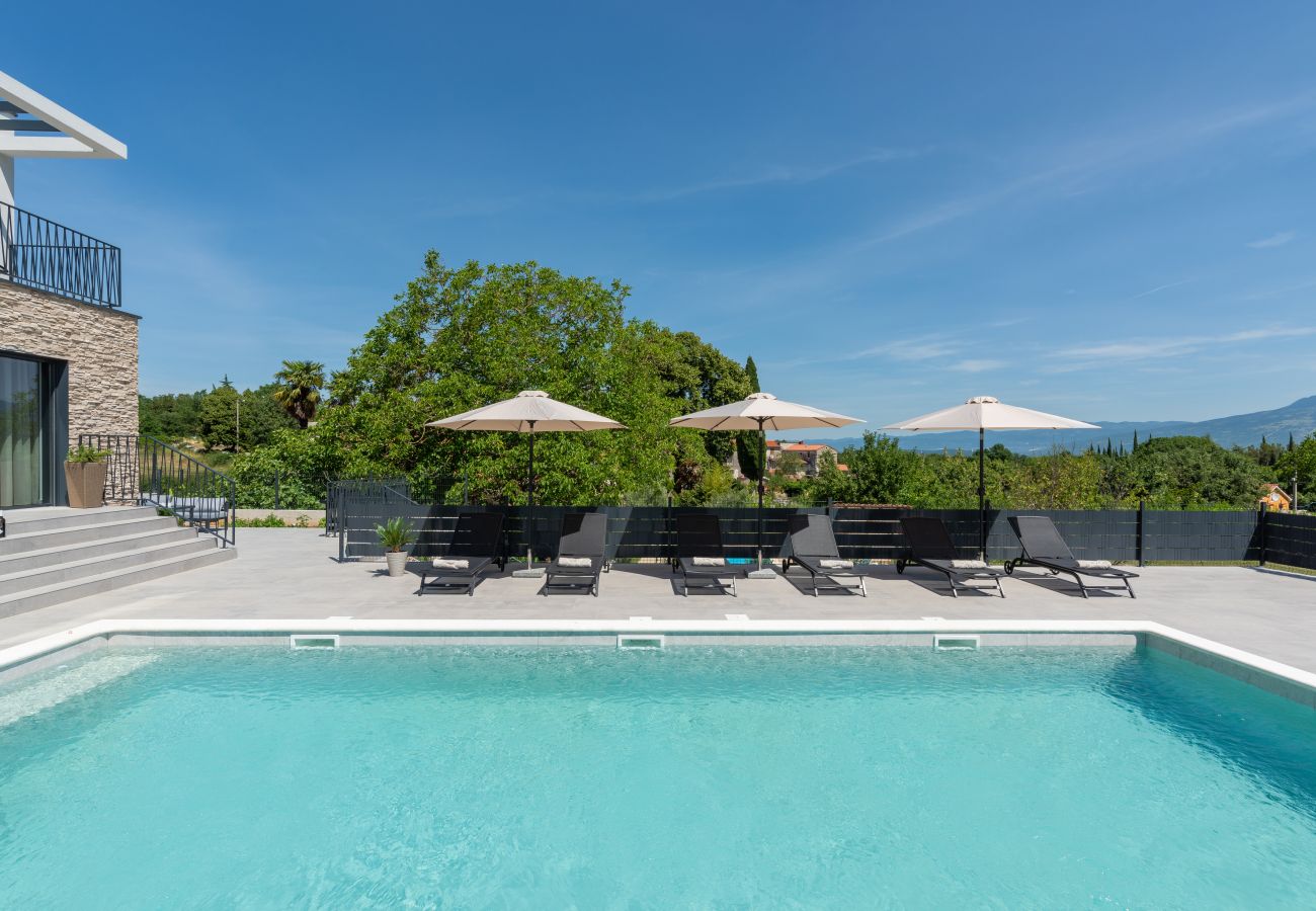 Villa in Lazarici - Villa Ani for 8 people near Labin - Rabac with 40m2 private pool and children playground