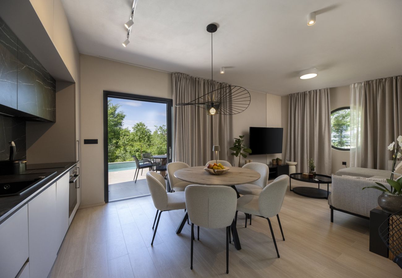 Villa in Presika - Villa Veros for 5 people near Labin - Rabac with private pool & kids playground