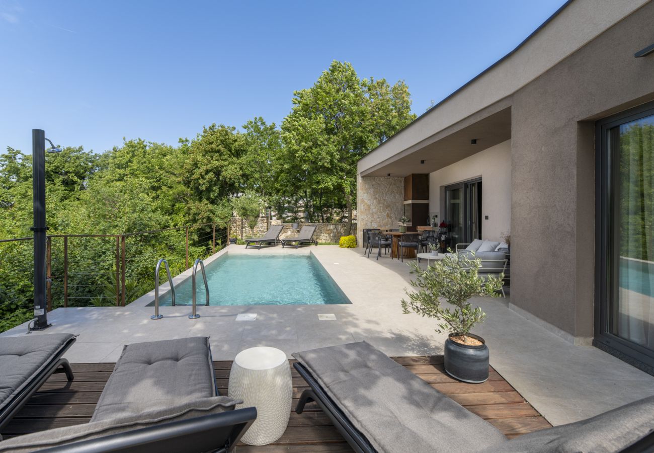 Villa in Presika - Villa Veros for 5 people near Labin - Rabac with private pool & kids playground