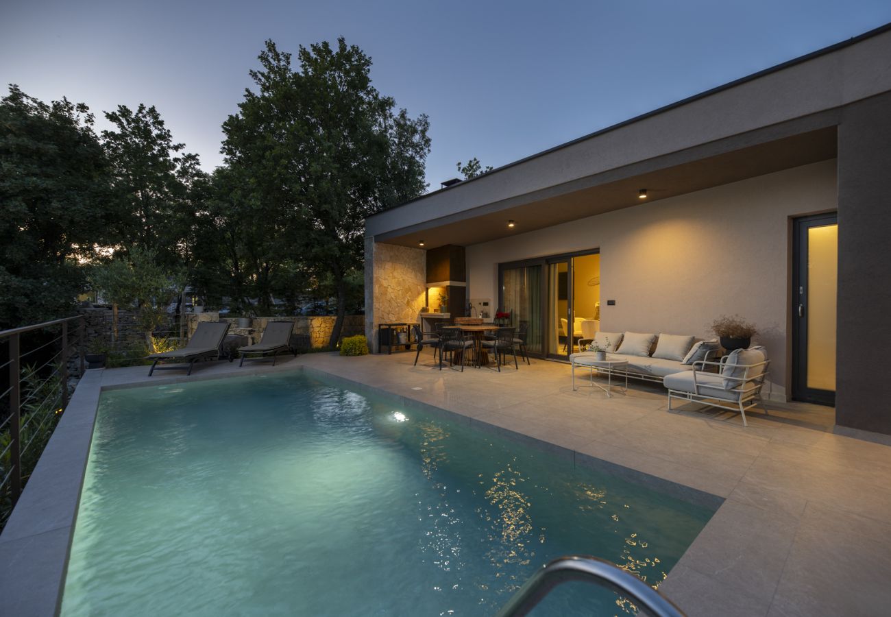 Villa in Presika - Villa Veros for 5 people near Labin - Rabac with private pool & kids playground