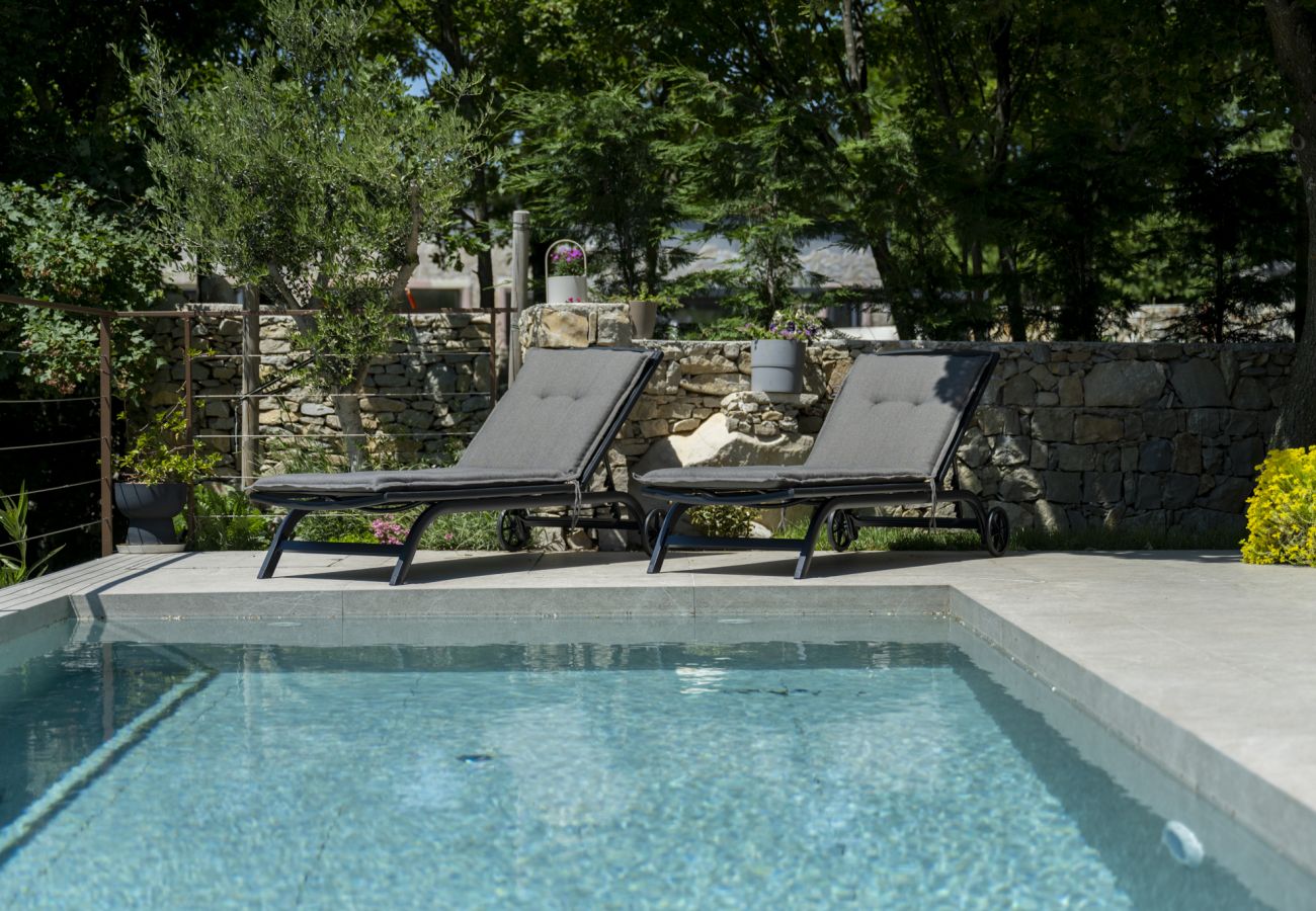 Villa in Presika - Villa Veros for 5 people near Labin - Rabac with private pool & kids playground