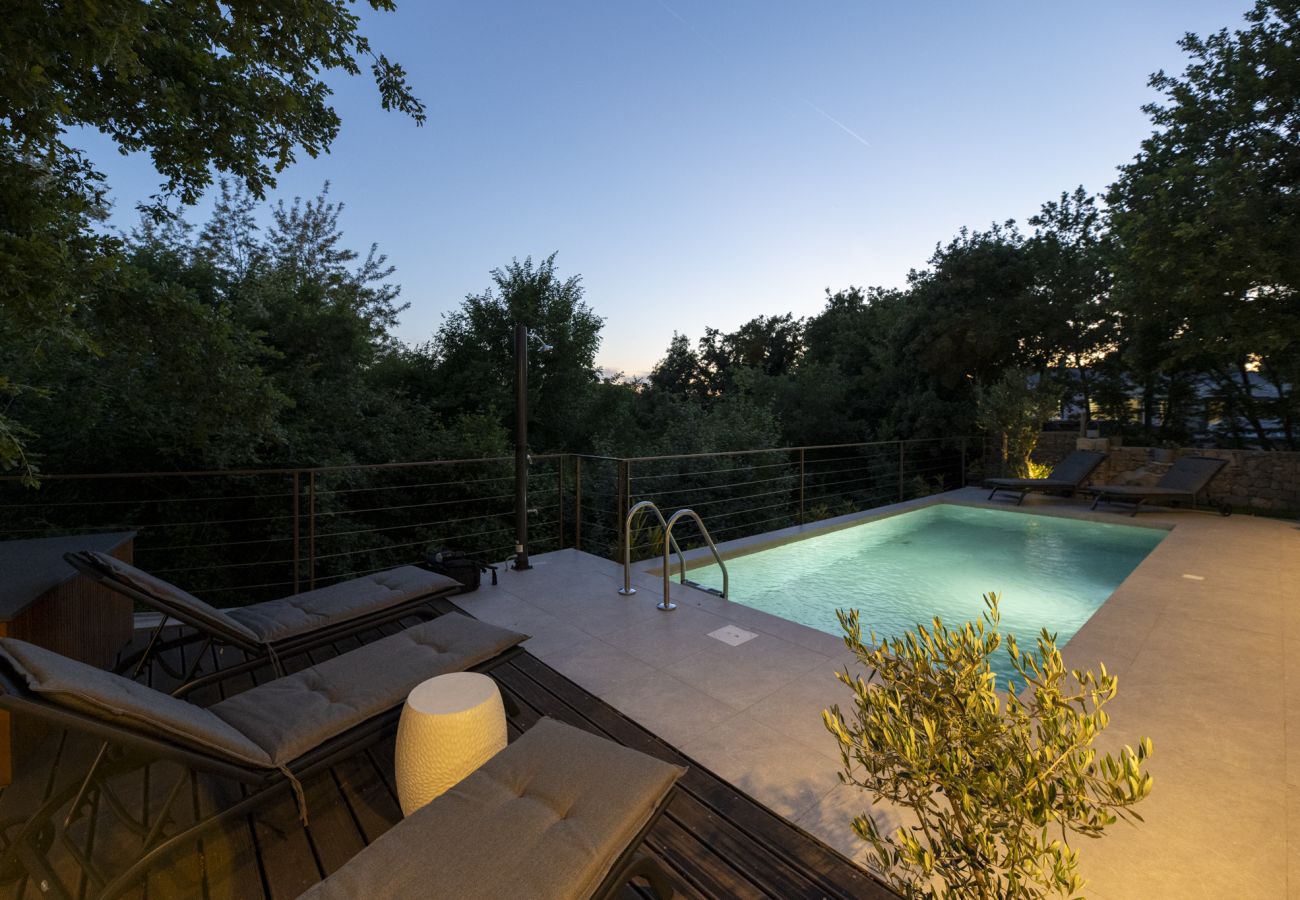 Villa in Presika - Villa Veros for 5 people near Labin - Rabac with private pool & kids playground