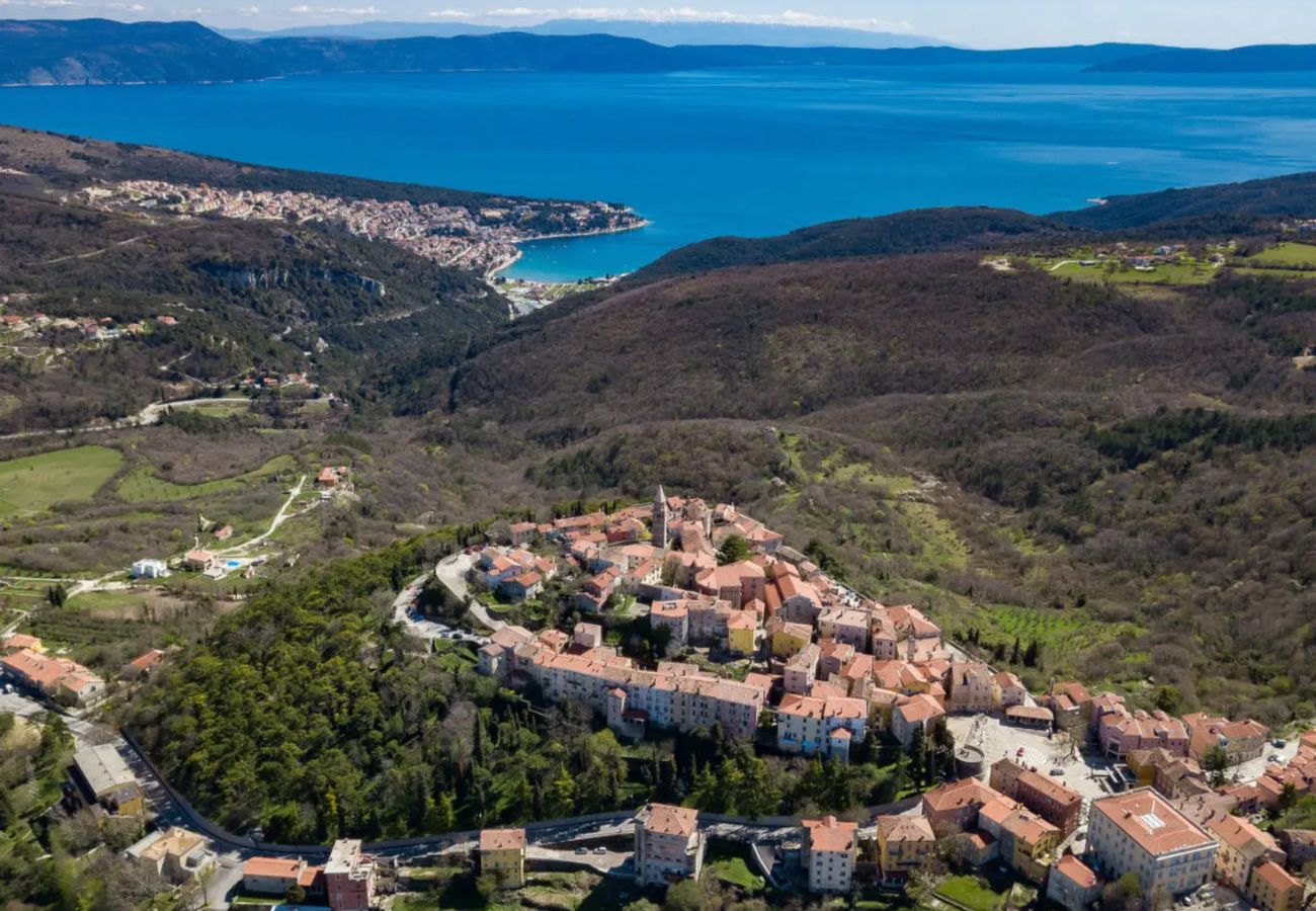 Villa in Viškovici - Villa Tomicich for 6 people with private pool & sea view - only 3 km from beach